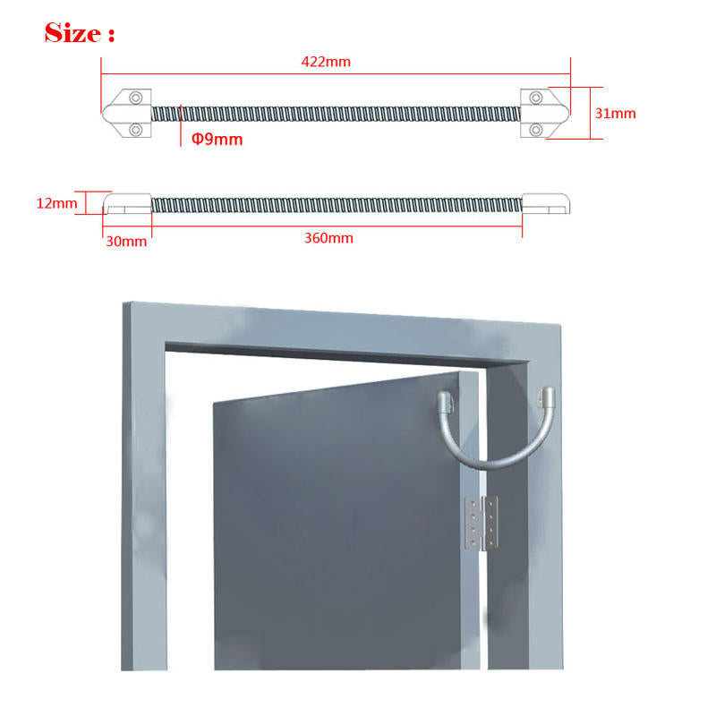 Door Lock Loop Electric Exposed Mounting Protection Sleeve Access Control Cable Line for Control Image 3