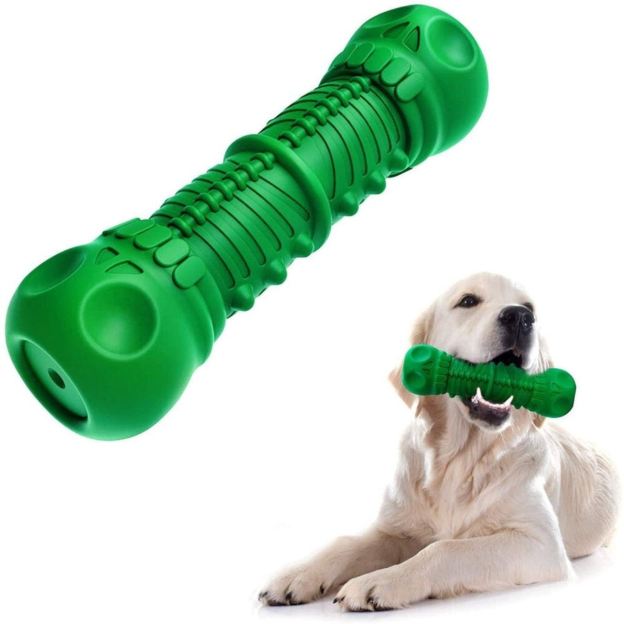 Dog Chew Toys Toothbrush Toy with Milk Flavour Teeth Cleaning Toy for Medium Large Breed Indestructible Dog Image 1