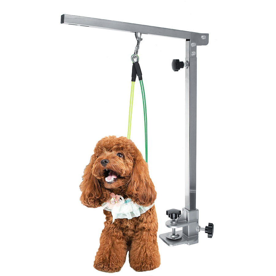 Dog Grooming Table Arm for Pet Bath Beauty Aids Desk Portable Puppy Supplies Adjustable Cat Standing Training Foldable Image 1