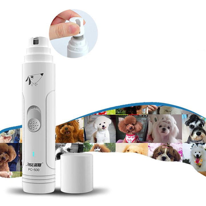 Dog Electric Nail Polisher USB Charging Rechargeable Cat Paws Grooming Electric Grinding Machine Clippers Image 3