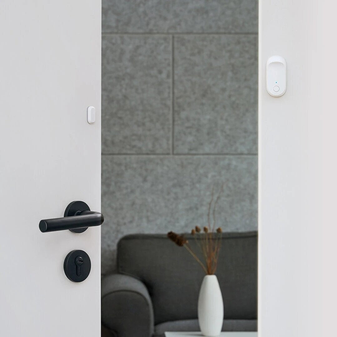 Door and Window Sensor bluetooth 5.0 Home Security Alarm Detector Work With Met Mihome App,2PCS Image 4
