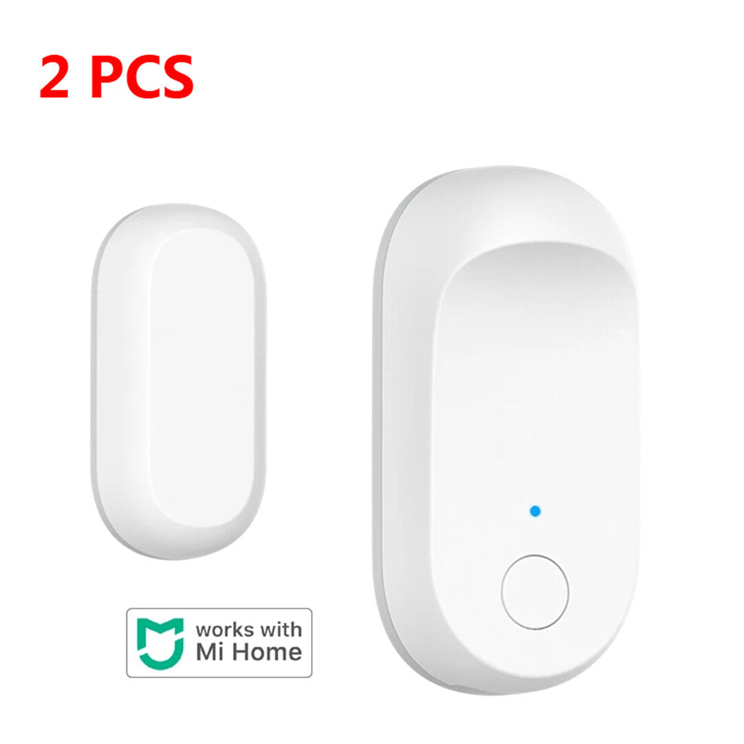 Door and Window Sensor bluetooth 5.0 Home Security Alarm Detector Work With Met Mihome App,2PCS Image 6