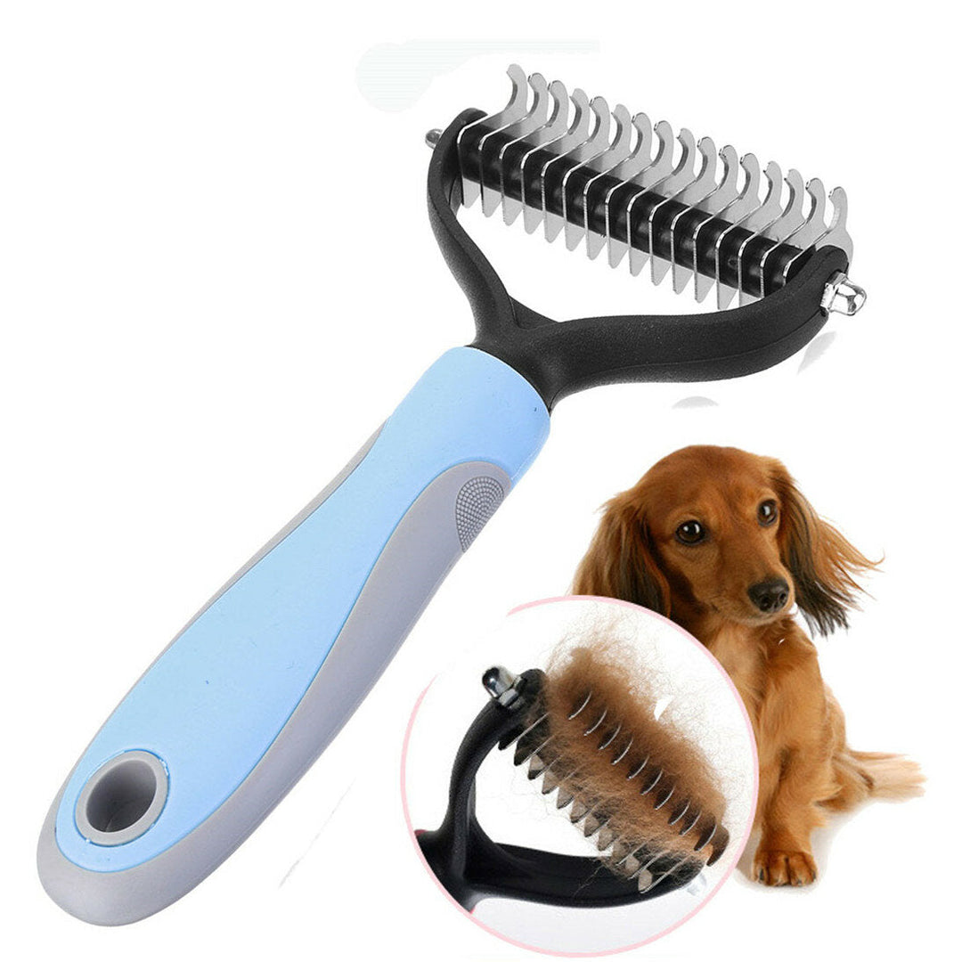 Dog Cleaning Slicker Brush Cat Grooming Brush Removes Undercoat for Dogs Cats Pet Image 1