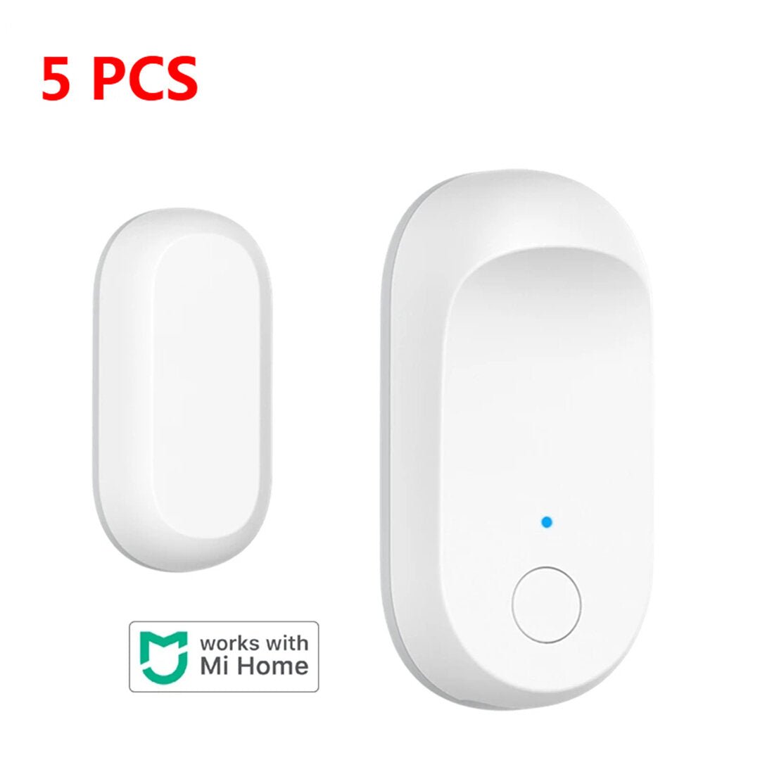Door and Window Sensor bluetooth 5.0 Home Security Alarm Detector Work With Met Mihome App,5PCS Image 6