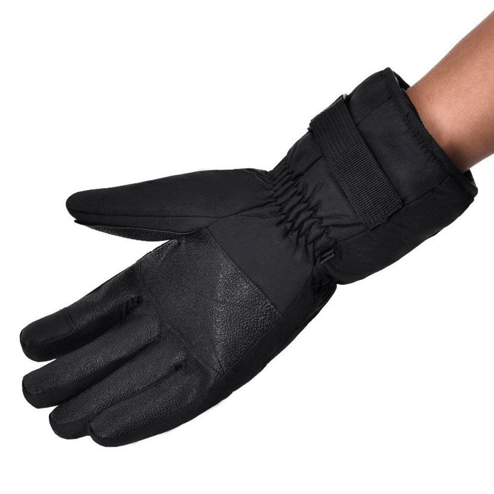 Electric Heated Gloves Waterproof Thermal Mittens Touch Screen Hand Warmer Gloves with Battery Box Image 9