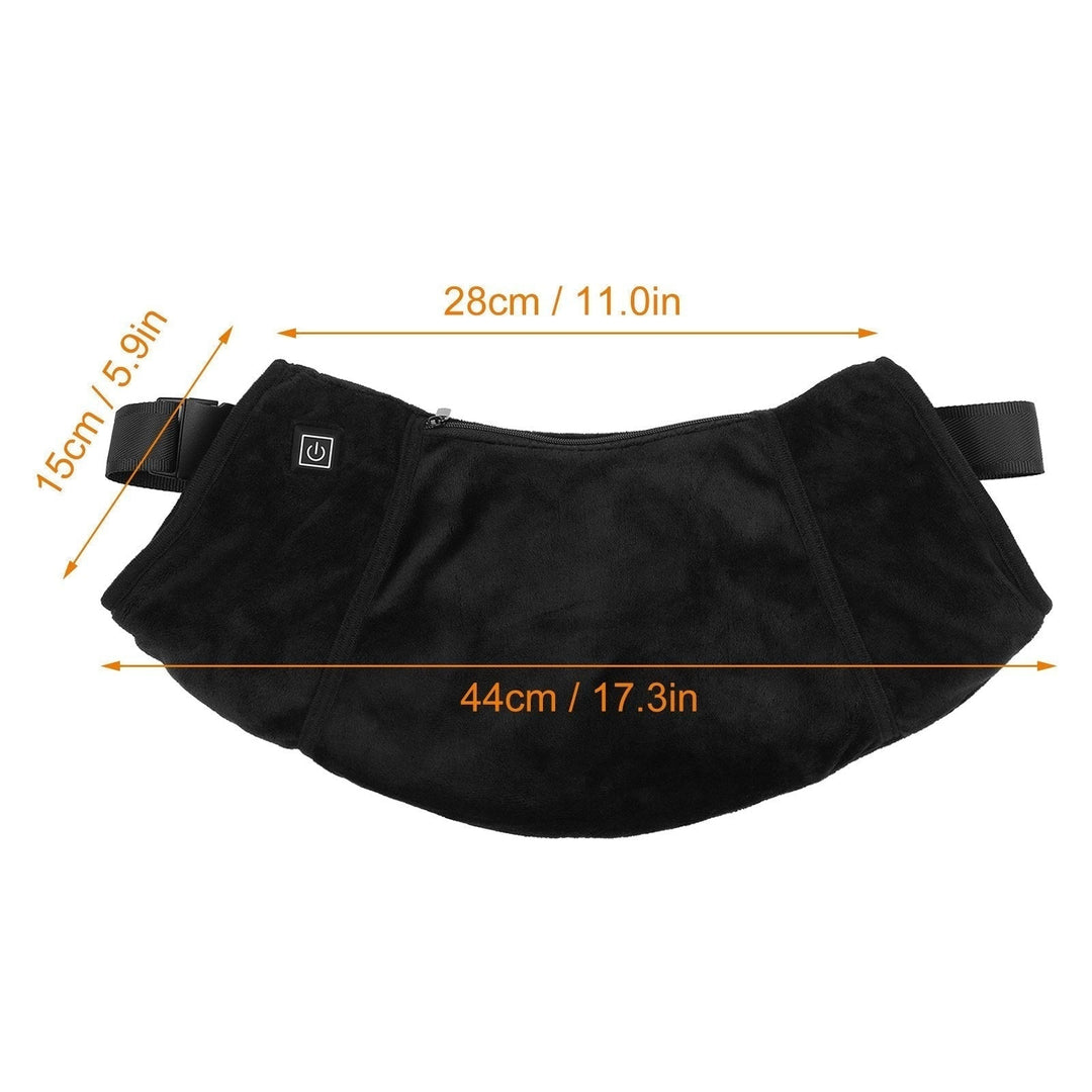 Electric Heated Hand Warmer m*** Cold Weather Thermal Glove Waist Bag Image 6