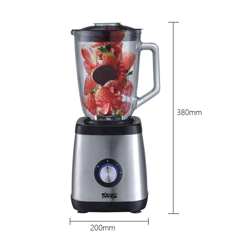 Electric Blender 350W 1.5L Stuffing Crushing Vegetable Mixer Household Multi-functional Food Processor Image 2