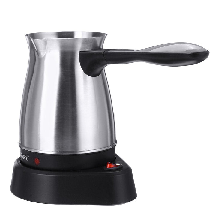Electric Drip Coffee Maker Stainless Steel Pot Greek Turkish Espresso Percolator Image 1