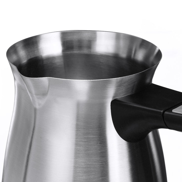 Electric Drip Coffee Maker Stainless Steel Pot Greek Turkish Espresso Percolator Image 3