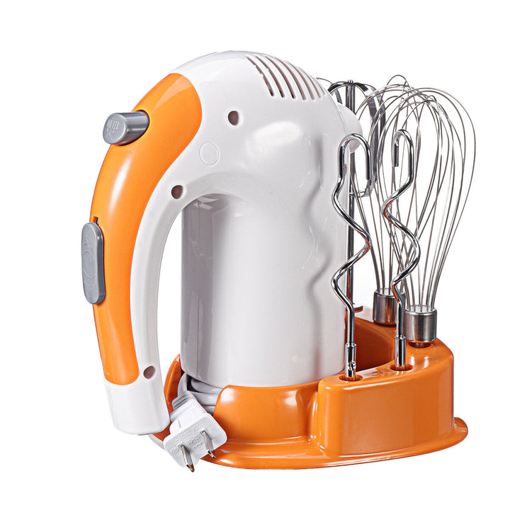 Electric Egg Beater Hand Mixer Stainless Steel Whisk Milk Cake Flour Baking 300W Image 3