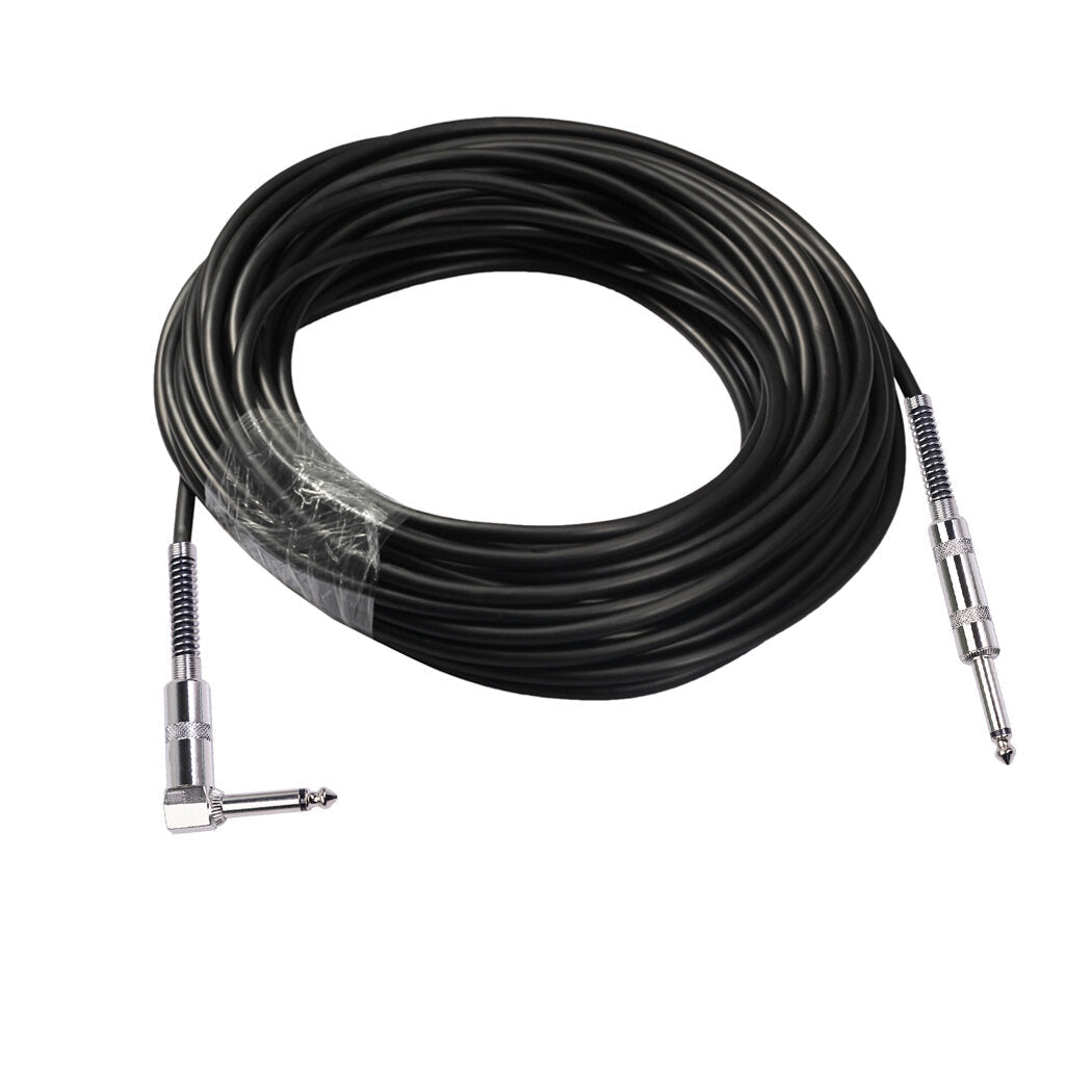 Electric Guitar Cable Dual Heads 1.8/3/6/10m Musical Instrument Audio Cable Line with Spring 6.35mm Image 2