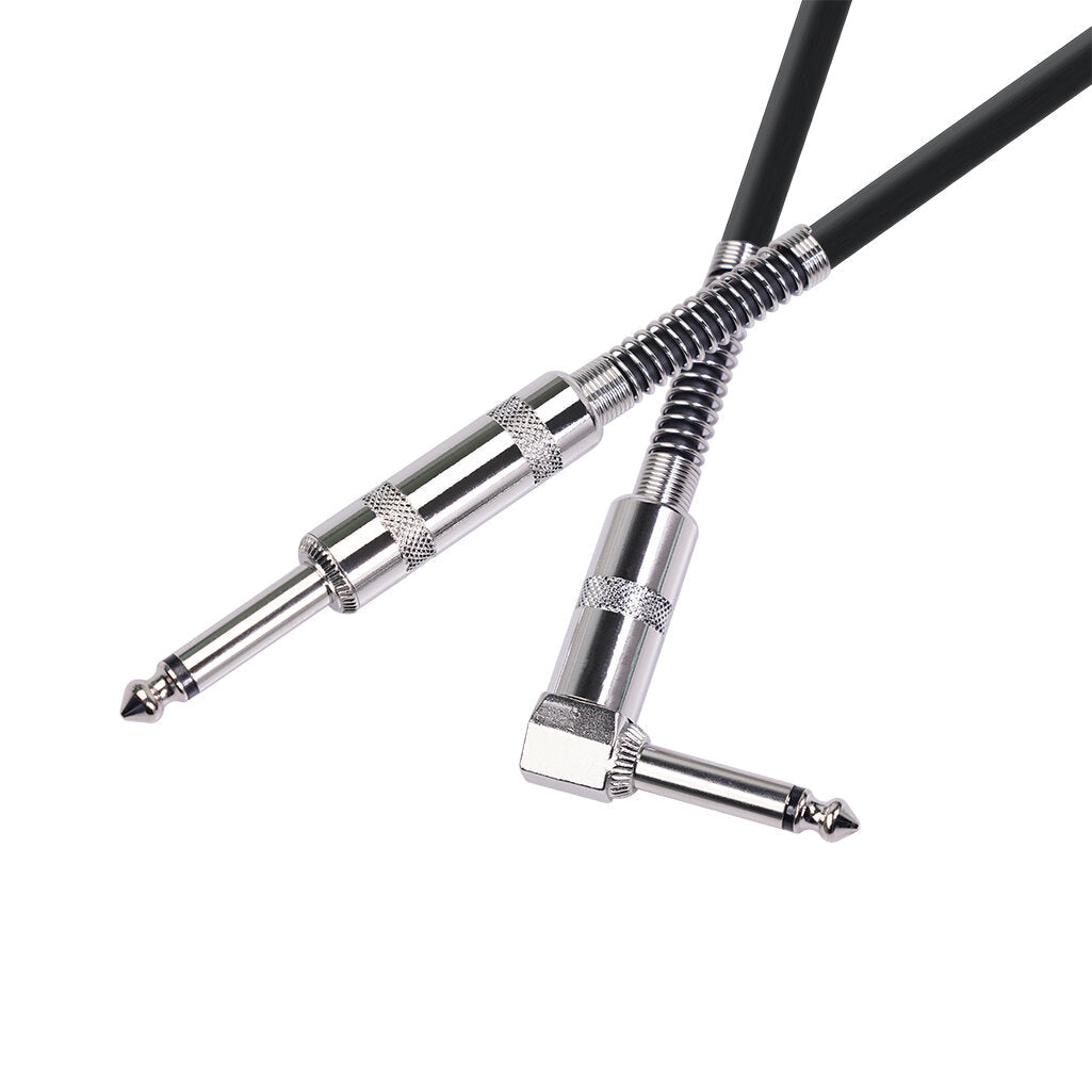 Electric Guitar Cable Dual Heads 1.8/3/6/10m Musical Instrument Audio Cable Line with Spring 6.35mm Image 3