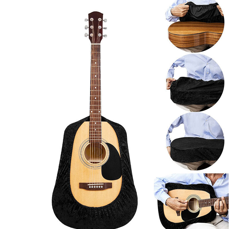 Electric Bass Guitar Cover Universal Flannel Protection Guitar Dust Cover for Guitar Accessories Image 3