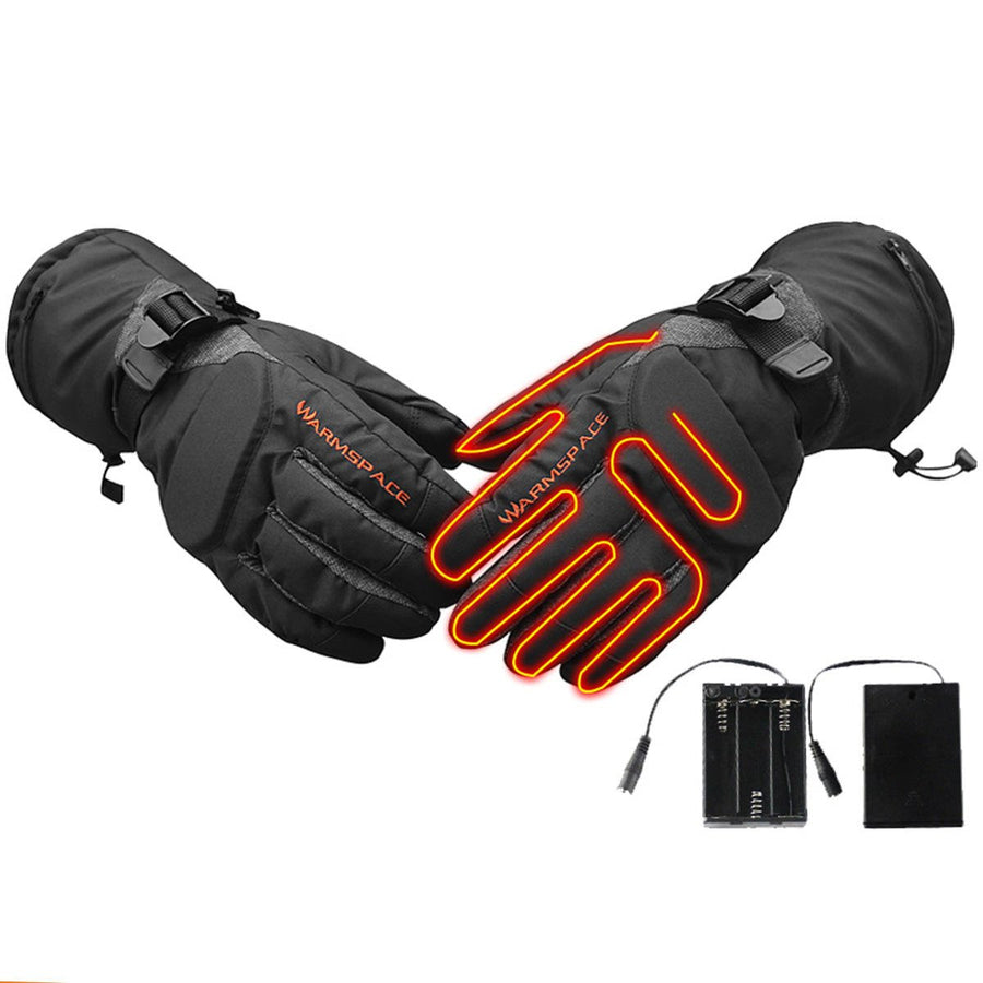 Electric Heated Gloves 3 Gear Temperature Adjustment For Motorcycle Outdoor Climbing Image 1