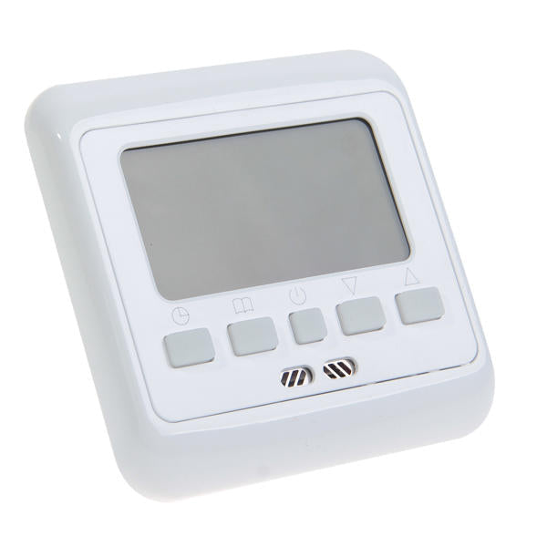 Digital Thermostat Weekly Programmable 16A 230V AC Wall Floor Thermostat With Sensor Cable Room Heat Image 1