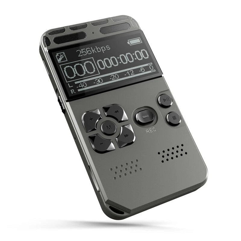 Digital Voice Recorder Activated Dictaphone Audio Sound Professional PCM MP3 Music Player Support TF Card Image 1