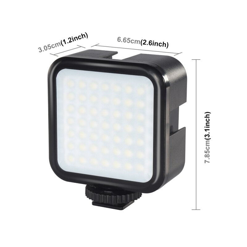 Dimmable Portable Mini Photography Fill Light DSLR Camera LED Video Light Image 7