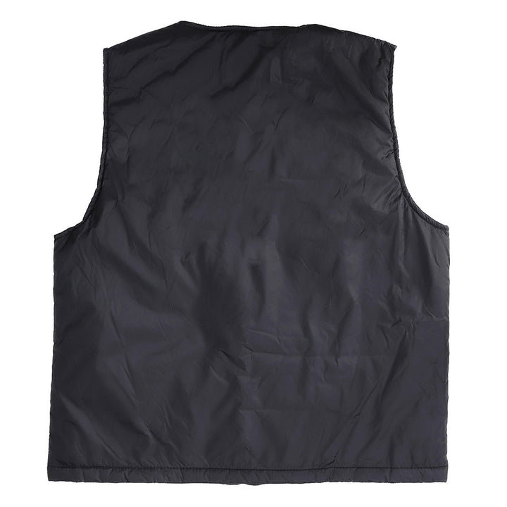 Electric Black Vest Heated Waistcoat Cloth Thermal Warm Pad Winter Body Warmer Image 2