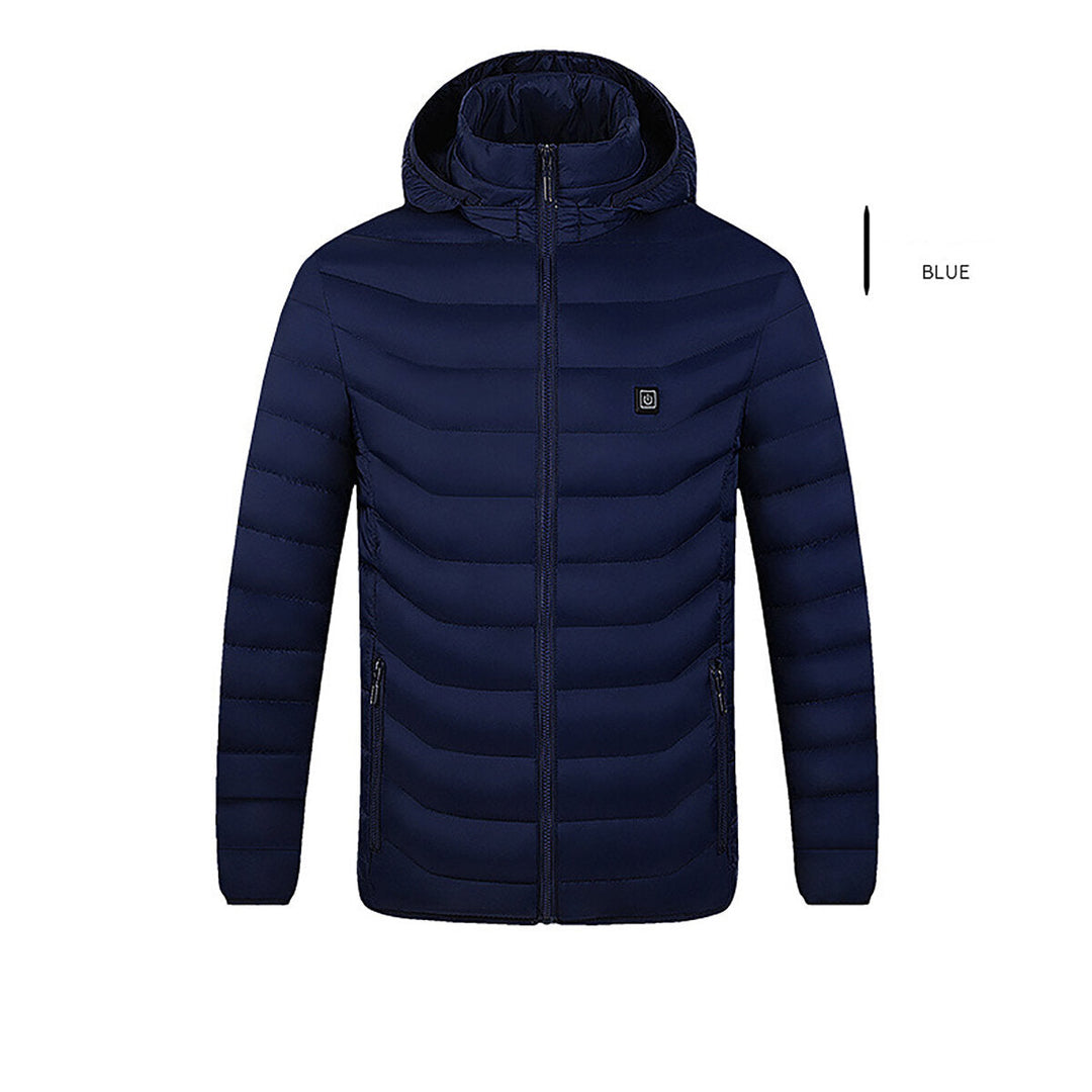 Electric Battery USB Rechargable Heating Heated Coats Jacket Winter Warm For Men Female Image 1