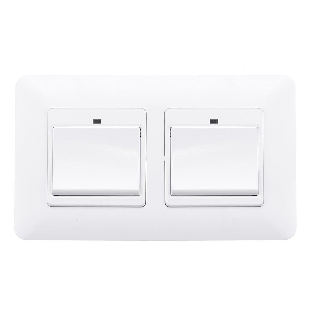 Dual 1 Gang WiFi Smart Push Button Switch Tuya Wireless Remote Control Work with Alexa Google Home Image 3