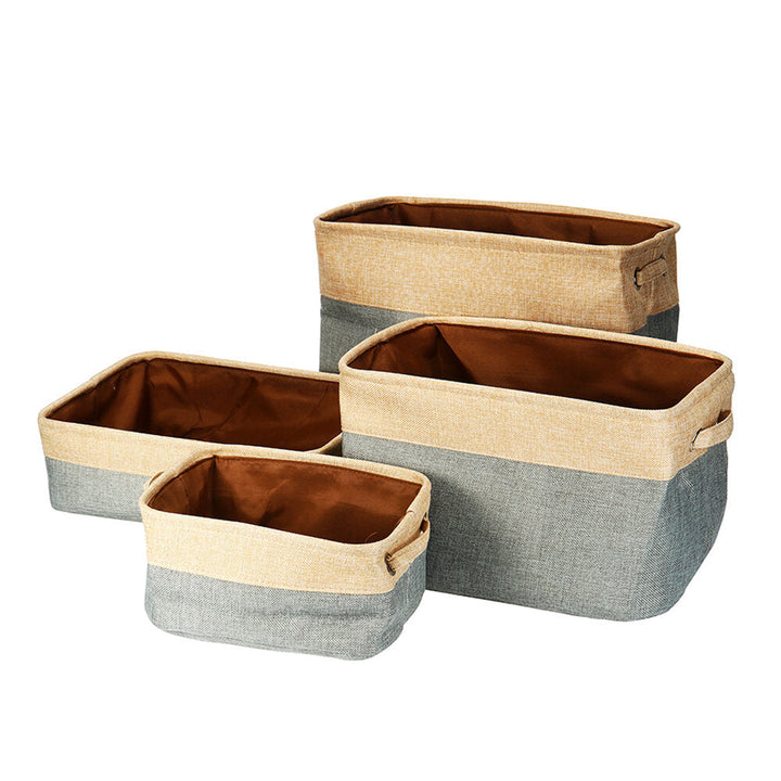 Eight Kinds of Cotton and Linen Storage Basket Without Cover for Kid Toys Image 3