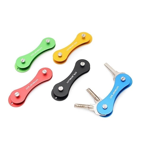 EDC Hard Oxide Aluminum Portable Key Clip Folder Chain Pocket Tool Image 2