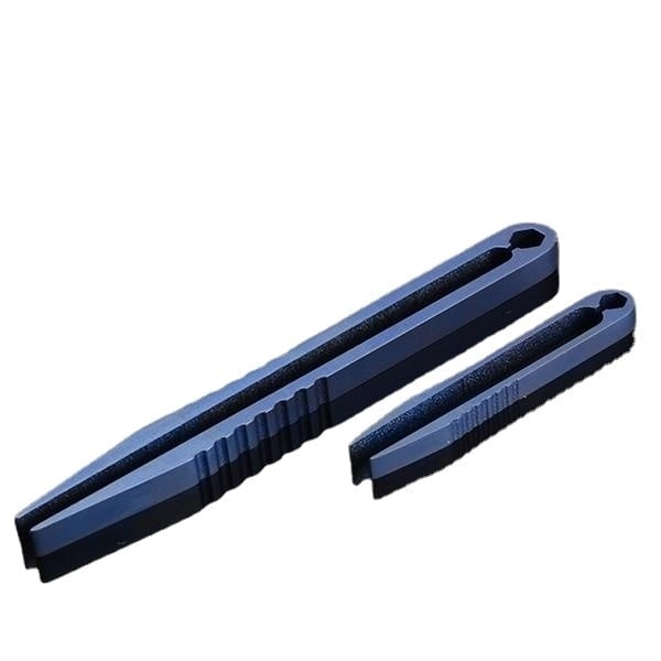 EDC TC4 Titanium Alloy Mini Blue Tweezers Portable Tool 44mm,82mm Image 1