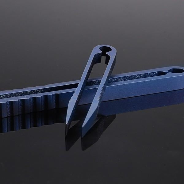 EDC TC4 Titanium Alloy Mini Blue Tweezers Portable Tool 44mm,82mm Image 3
