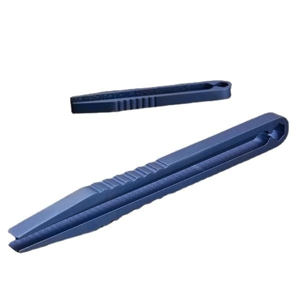 EDC TC4 Titanium Alloy Mini Blue Tweezers Portable Tool 44mm,82mm Image 4