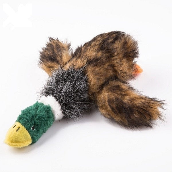 Durable Squeaker Dog Toys Plush Chew Toy Stuff Duck Toy for Dogs Image 1