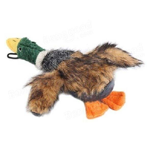Durable Squeaker Dog Toys Plush Chew Toy Stuff Duck Toy for Dogs Image 3