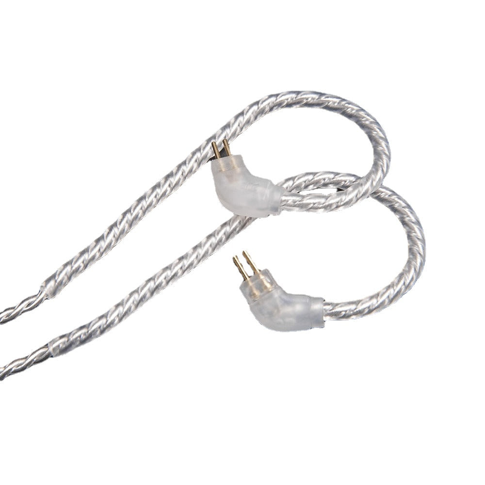 Earphone Replacement Cable Upgraded Silver Plated Cable Use For TRN V10 KZ ZS6 ZS5 ZS3 ZST ZSR Image 3