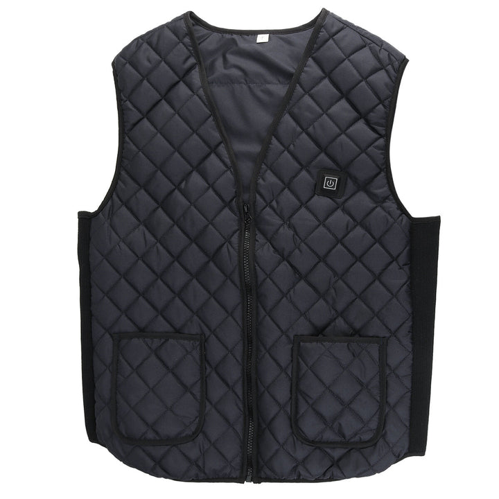 Electric 5 Gears Heated Vest Men Women Fast Heating Jacket Clothing APP Control Image 3