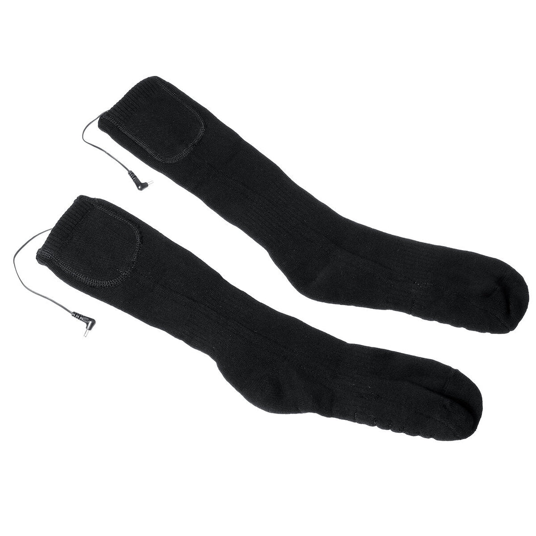 Electric Battery Chargable Heating Feet Leg Sock Winter Warmer Hot Heated Sock Image 3