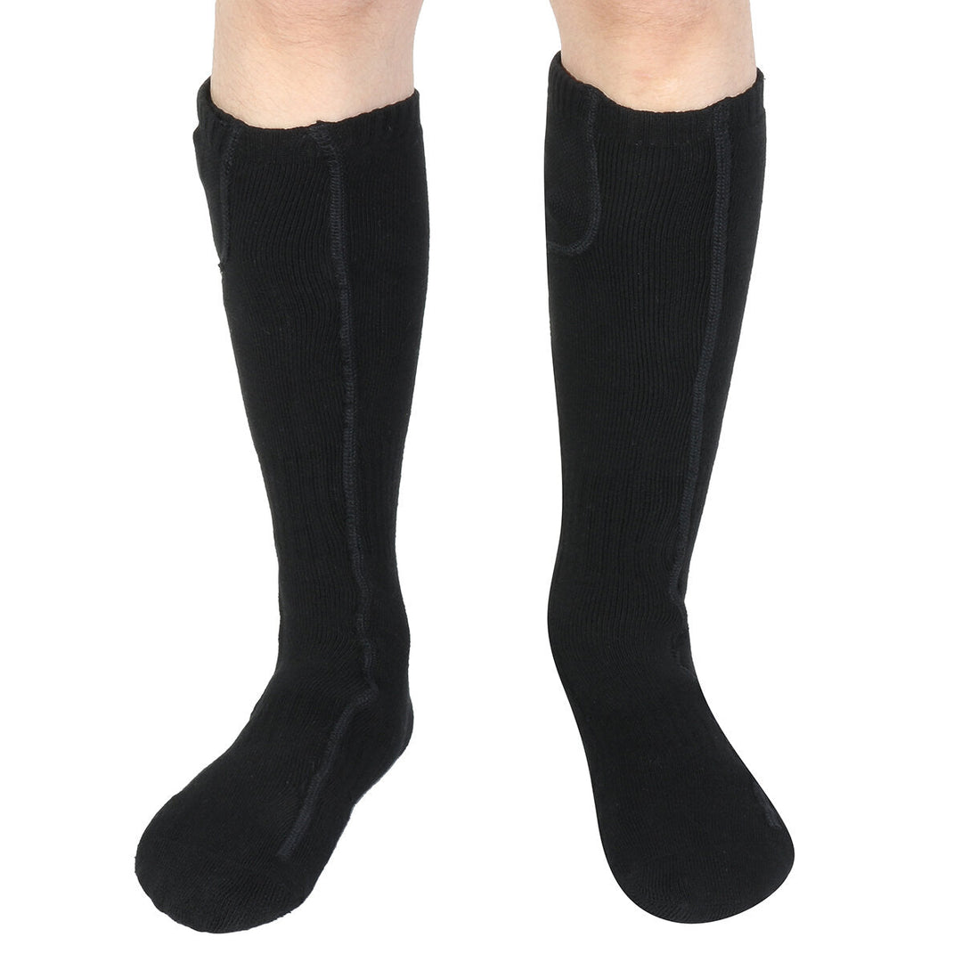 Electric Battery Chargable Heating Feet Leg Sock Winter Warmer Hot Heated Sock Image 6