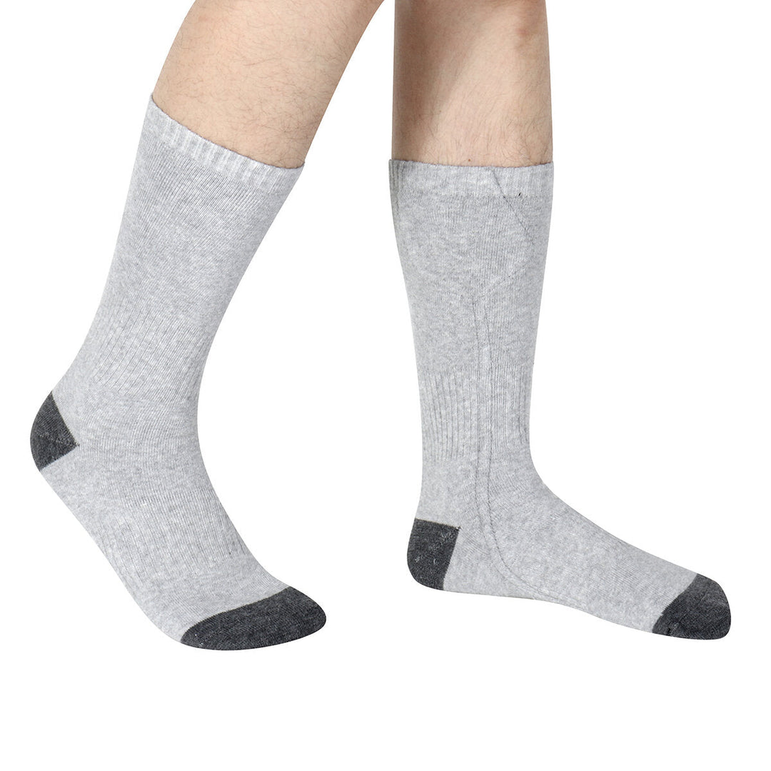 Electric Battery Chargable Heating Feet Leg Sock Winter Warmer Hot Heated Sock Image 1