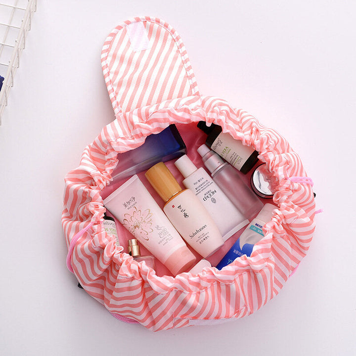 Drawstring Cosmetic Bag Travel Makeup Bag Wash Bag Storage Bag Image 4