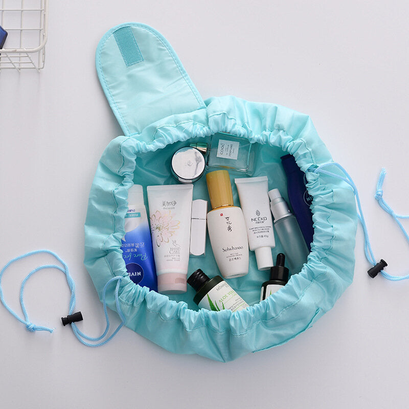 Drawstring Cosmetic Bag Travel Makeup Bag Wash Bag Storage Bag Image 4
