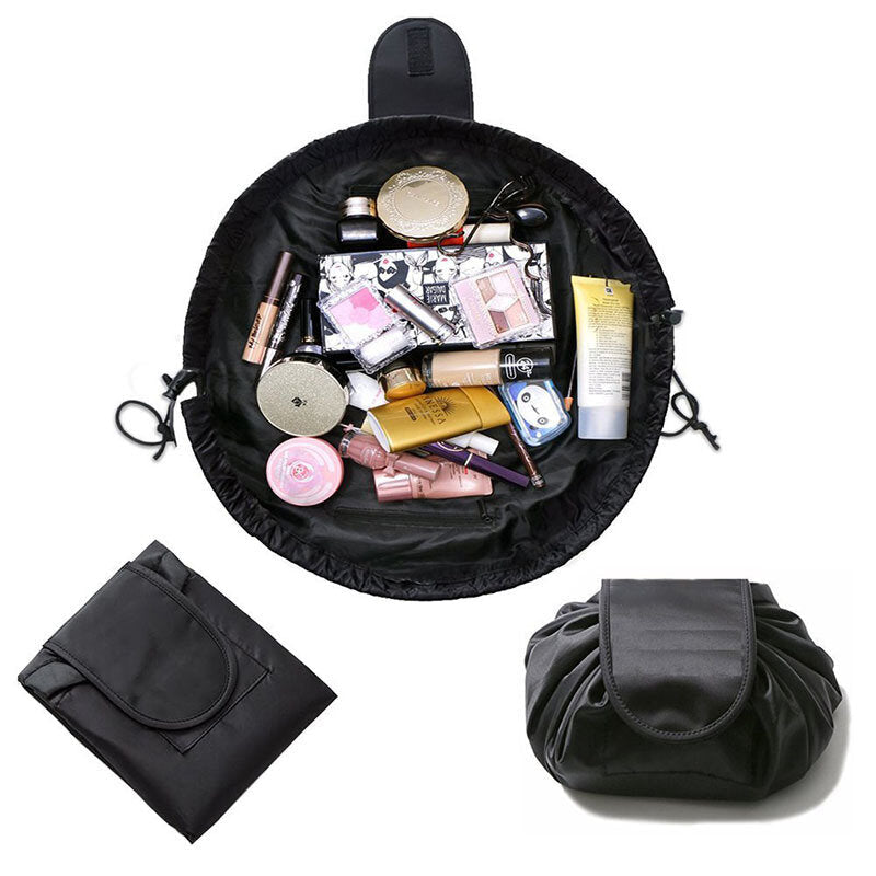 Drawstring Cosmetic Bag Travel Makeup Bag Wash Bag Storage Bag Image 6