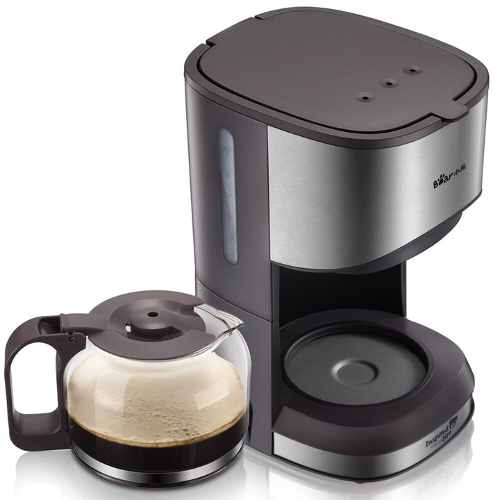 Drip-type Coffee Maker 0.7L Capacity 550W Tea Pot Coffee Machine for Household Office Image 1