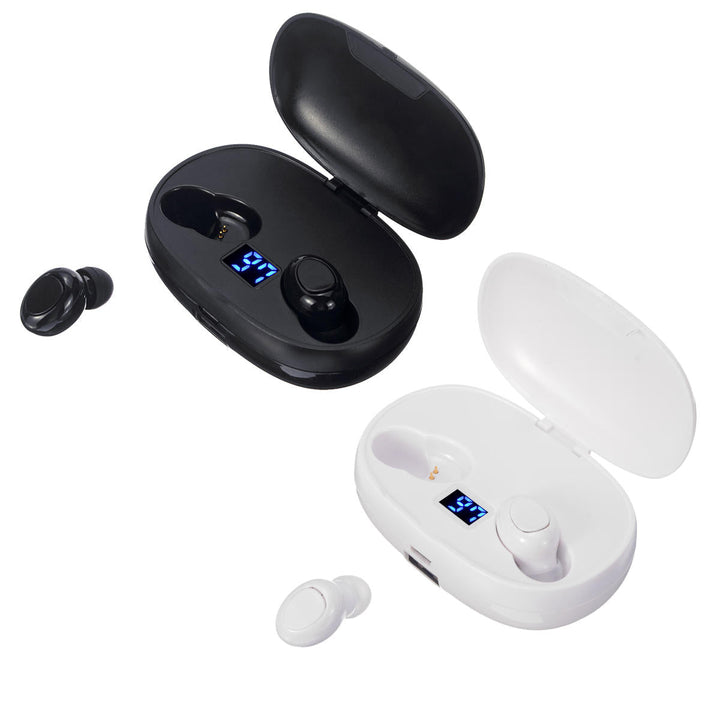 Dual Digital Display True Wireless Headset Button Touch bluetooth 5.0 Earphone with Portable Charging Box Image 1
