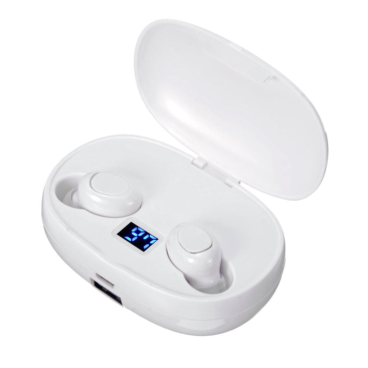 Dual Digital Display True Wireless Headset Button Touch bluetooth 5.0 Earphone with Portable Charging Box Image 3