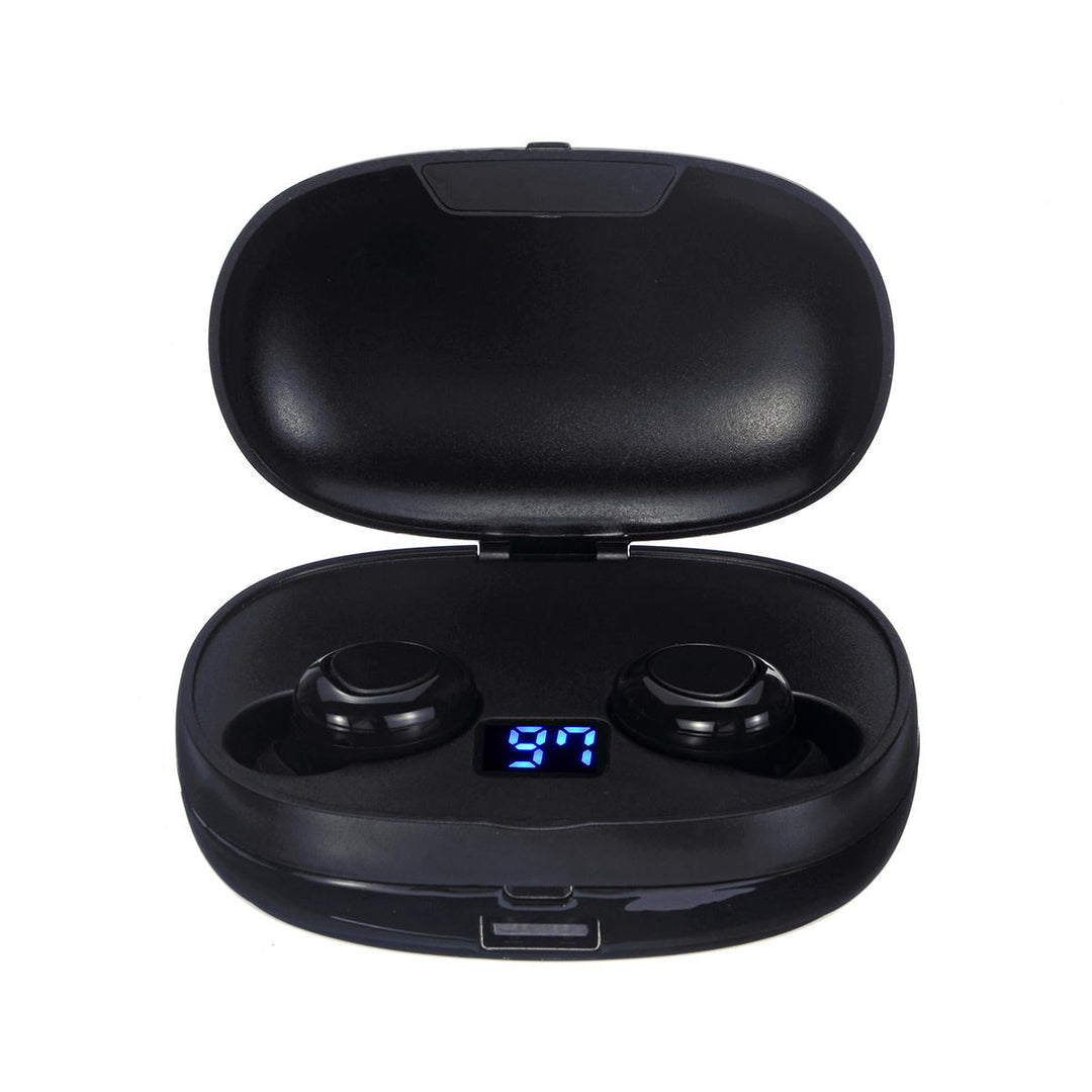 Dual Digital Display True Wireless Headset Button Touch bluetooth 5.0 Earphone with Portable Charging Box Image 4