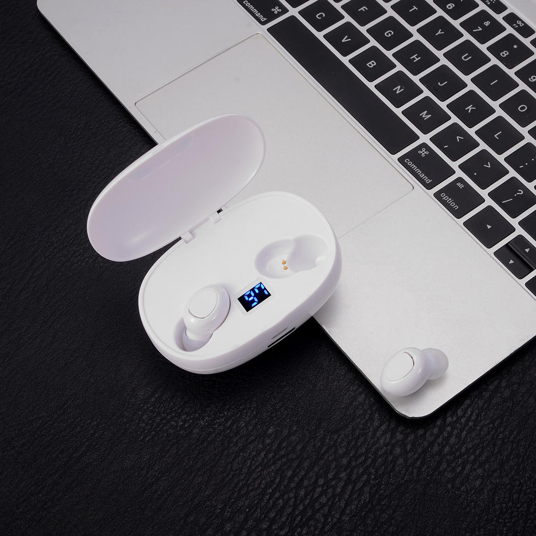 Dual Digital Display True Wireless Headset Button Touch bluetooth 5.0 Earphone with Portable Charging Box Image 10