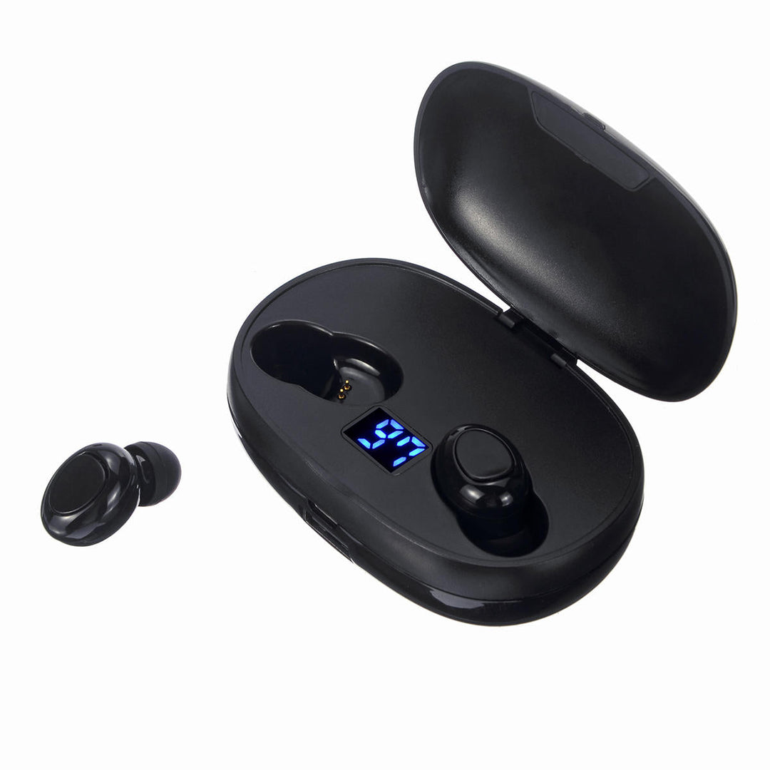 Dual Digital Display True Wireless Headset Button Touch bluetooth 5.0 Earphone with Portable Charging Box Image 11