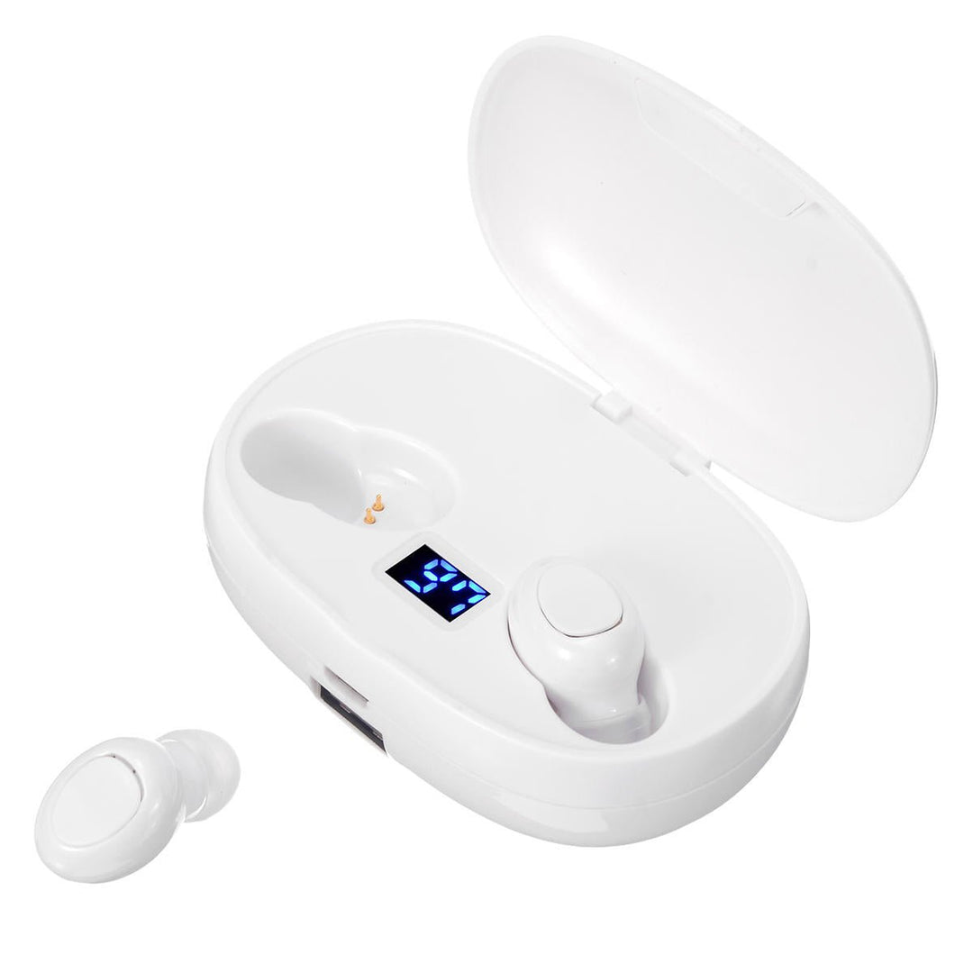 Dual Digital Display True Wireless Headset Button Touch bluetooth 5.0 Earphone with Portable Charging Box Image 12