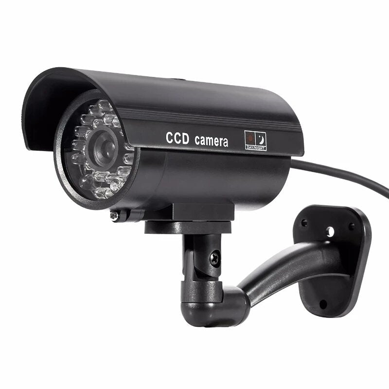 Dummy Security Camera CCTV CCD Outdoor Waterproof Simulation Surveillance Camera With Red Flashing LED Image 6