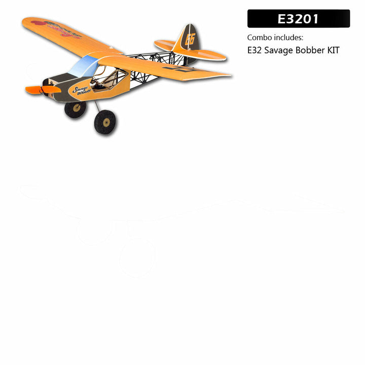 E32 Savage Bobber 600mm Wingspan PP Foam Slow Flyer Fixed Wing RC Airplane Image 1