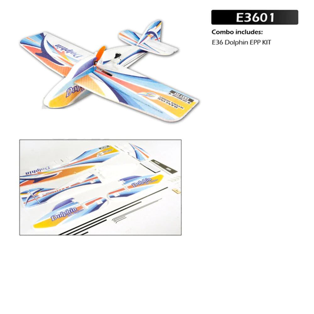E36 Dolphin 580mm Wingspan EPP Ultralight RC Airplane Image 2