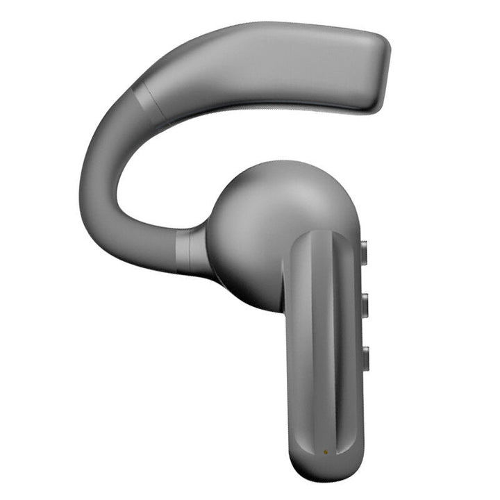Earhook Wireless bluetooth 5.0 Headphones Bone Conduction Concept Painless Headset Waterproof Hands-free with Mic Single Image 1